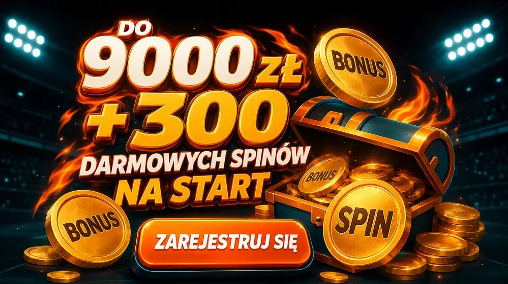 złote monety z napisem bonus i spin